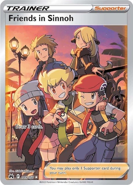 Friends in Sinnoh (149/159) (Full Art) [Sword & Shield: Crown Zenith] | Good Games Adelaide SA