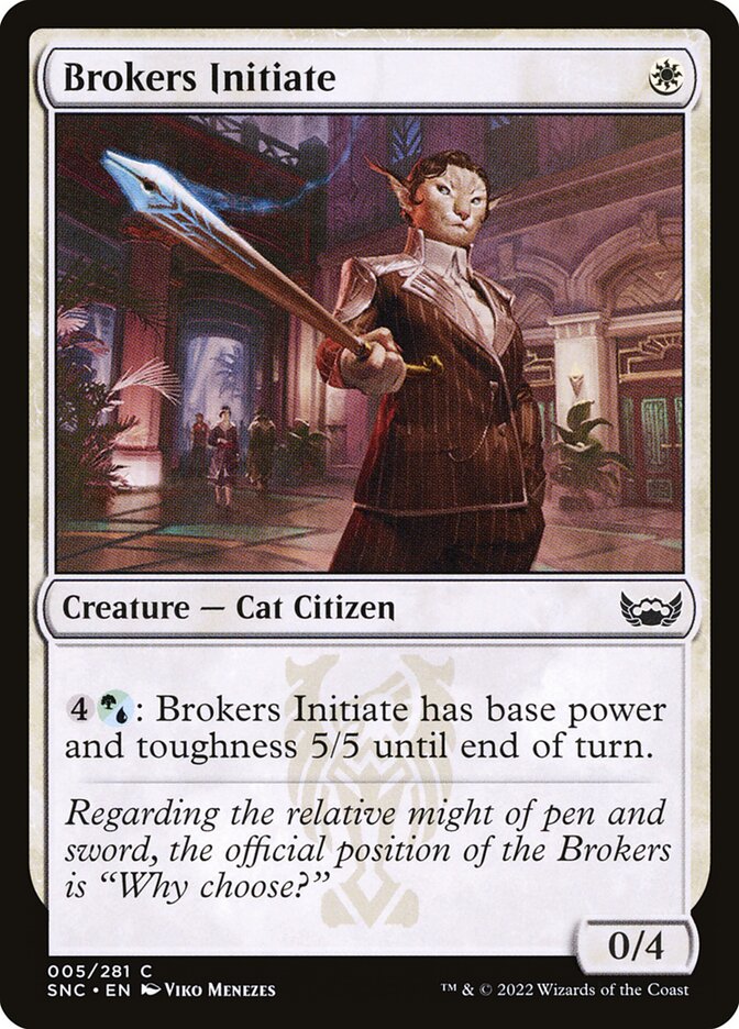 Brokers Initiate 5 (Streets of New Capenna)  - Foil | Good Games Adelaide SA