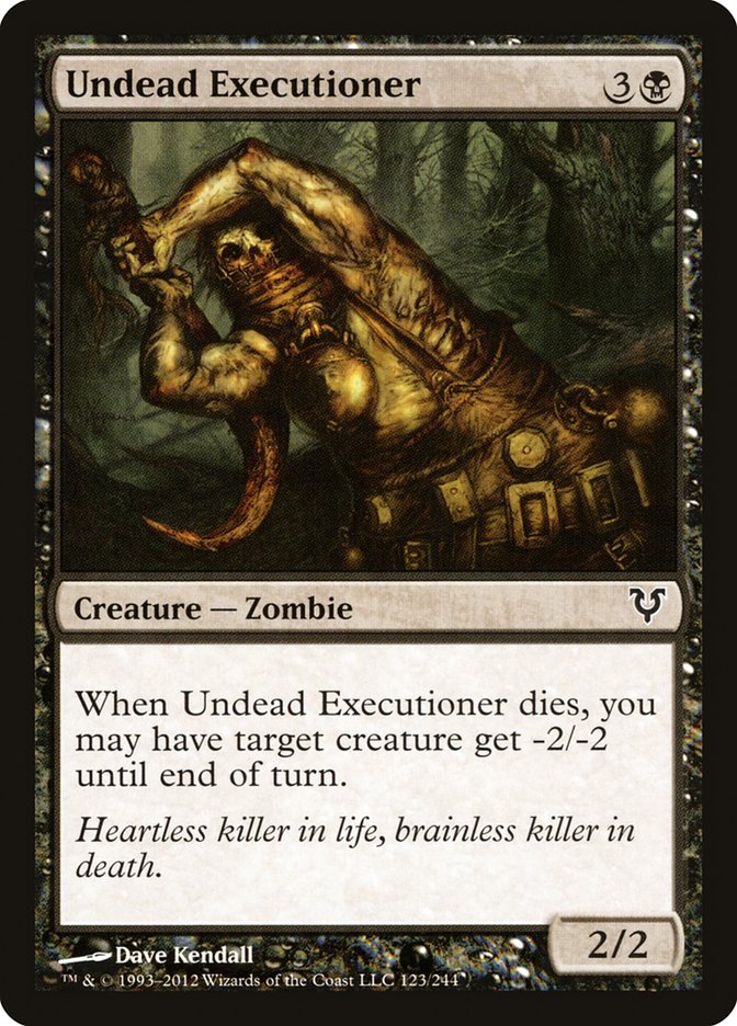 Undead Executioner [Avacyn Restored] | Good Games Adelaide SA