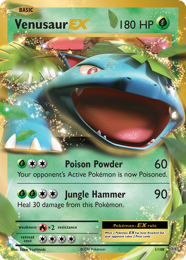 Venusaur EX (1/108) [XY: Evolutions] | Good Games Adelaide SA