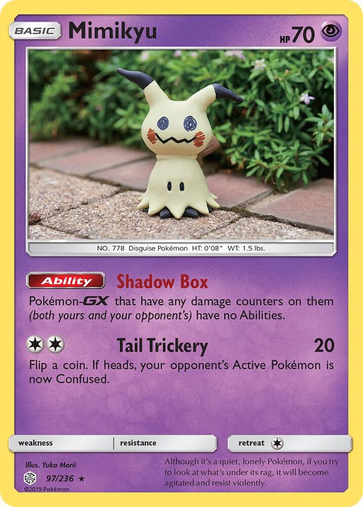 Mimikyu 97/236 (SM - Cosmic Eclipse)  | Good Games Adelaide SA