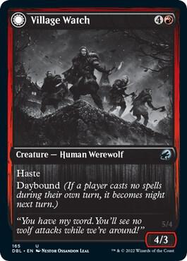 Village Watch 165 (Innistrad: Double Feature)  - Foil | Good Games Adelaide SA