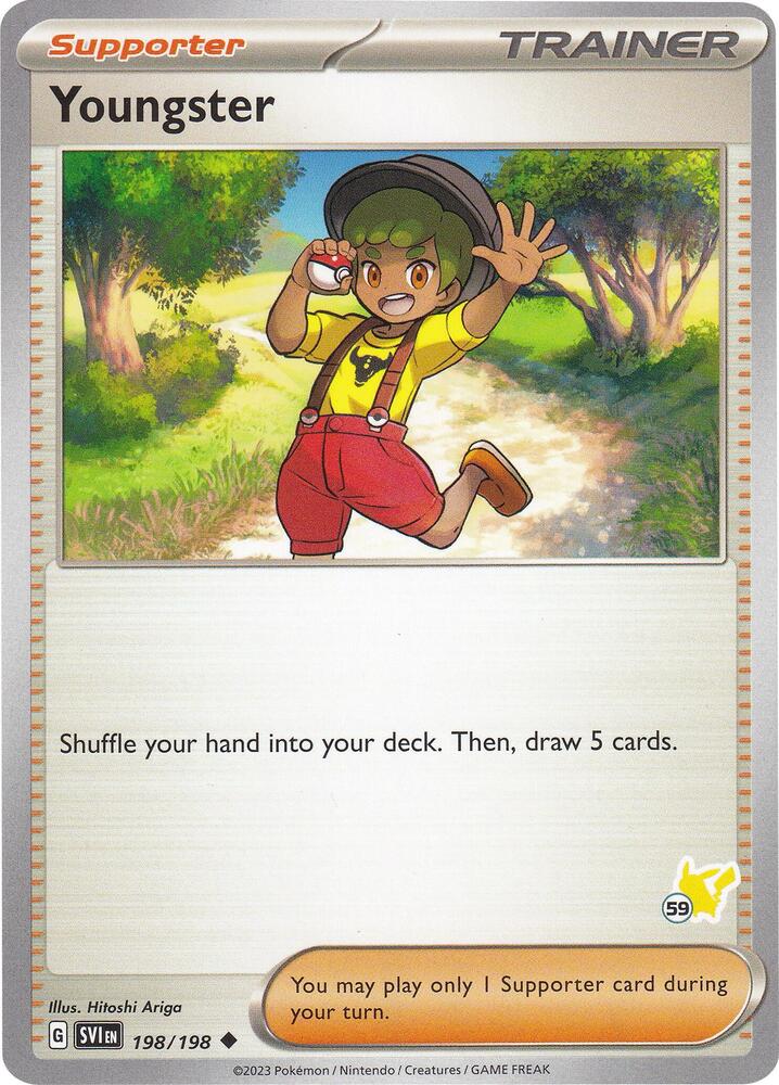 Youngster Pikachu 59 198/198 (Battle Academy 2024)  | Good Games Adelaide SA