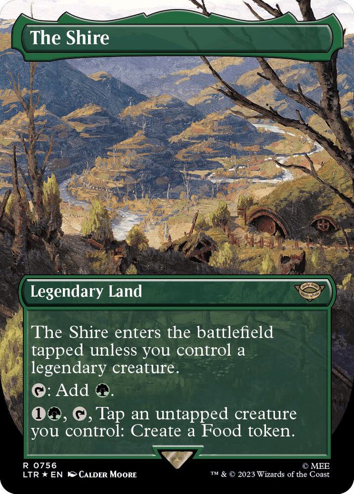 The Shire 756 (Universes Beyond: The Lord of the Rings: Tales of Middle-earth)  - Borderless Surge Foil | Good Games Adelaide SA