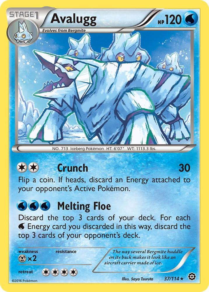 Avalugg 37/114 (XY - Steam Siege)  | Good Games Adelaide SA