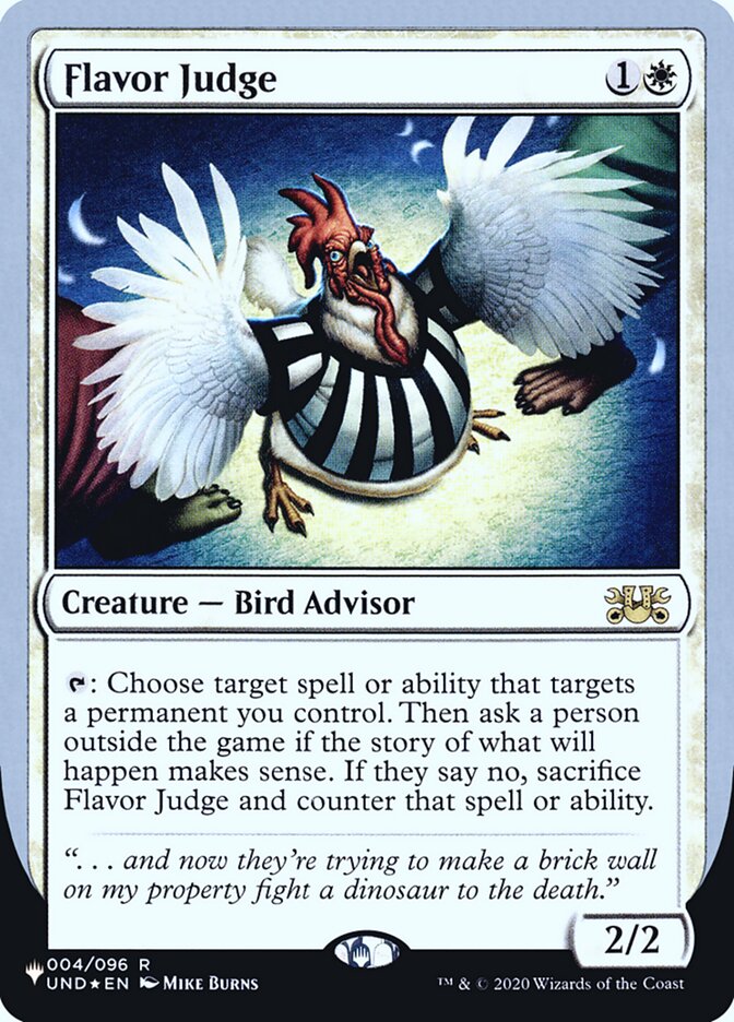 Flavor Judge (Unfinity Foil Edition) [The List] | Good Games Adelaide SA
