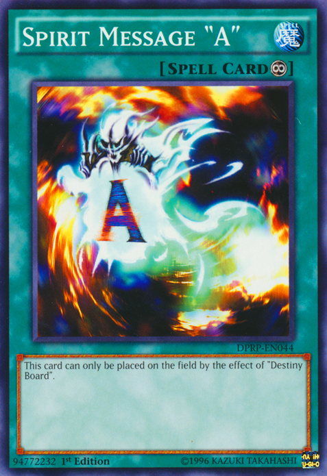 Spirit Message "A" [DPRP-EN044] Common | Good Games Adelaide SA