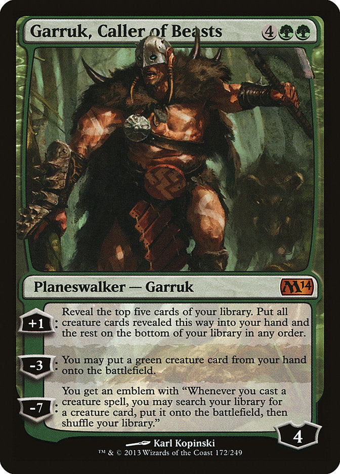 Garruk, Caller of Beasts [Magic 2014] | Good Games Adelaide SA