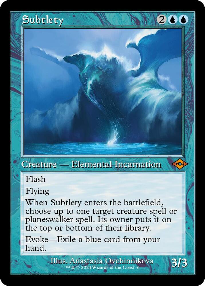 Subtlety Retro Frame 6 (Modern Horizons 2)  | Good Games Adelaide SA