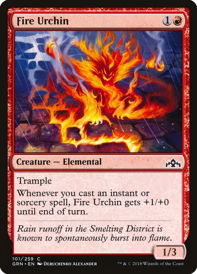 Fire Urchin 101 (Guilds of Ravnica)  - Foil | Good Games Adelaide SA
