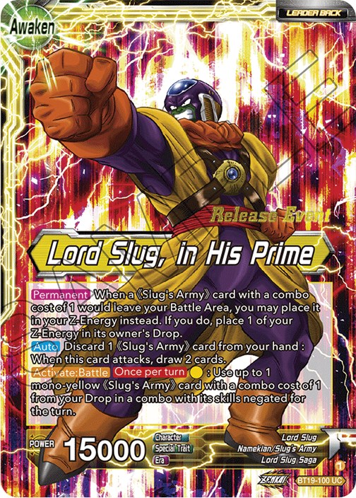 Lord Slug // Lord Slug, in His Prime (Fighter's Ambition Holiday Pack) (BT19-100) [Tournament Promotion Cards] | Good Games Adelaide SA