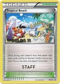 Tropical Beach (BW28) (Staff) [Black & White: Black Star Promos] | Good Games Adelaide SA