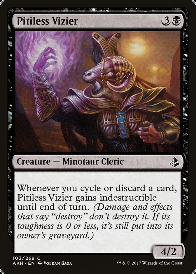 Pitiless Vizier 103 (Amonkhet)  - Foil | Good Games Adelaide SA