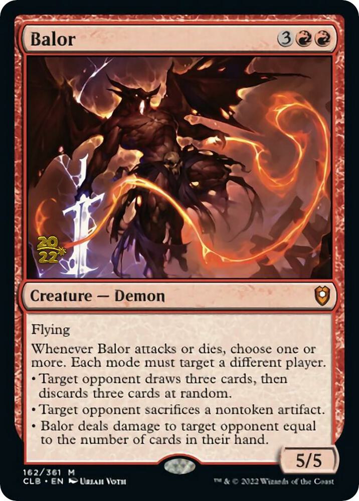 Balor 162 (Prerelease Cards)  - Foil | Good Games Adelaide SA