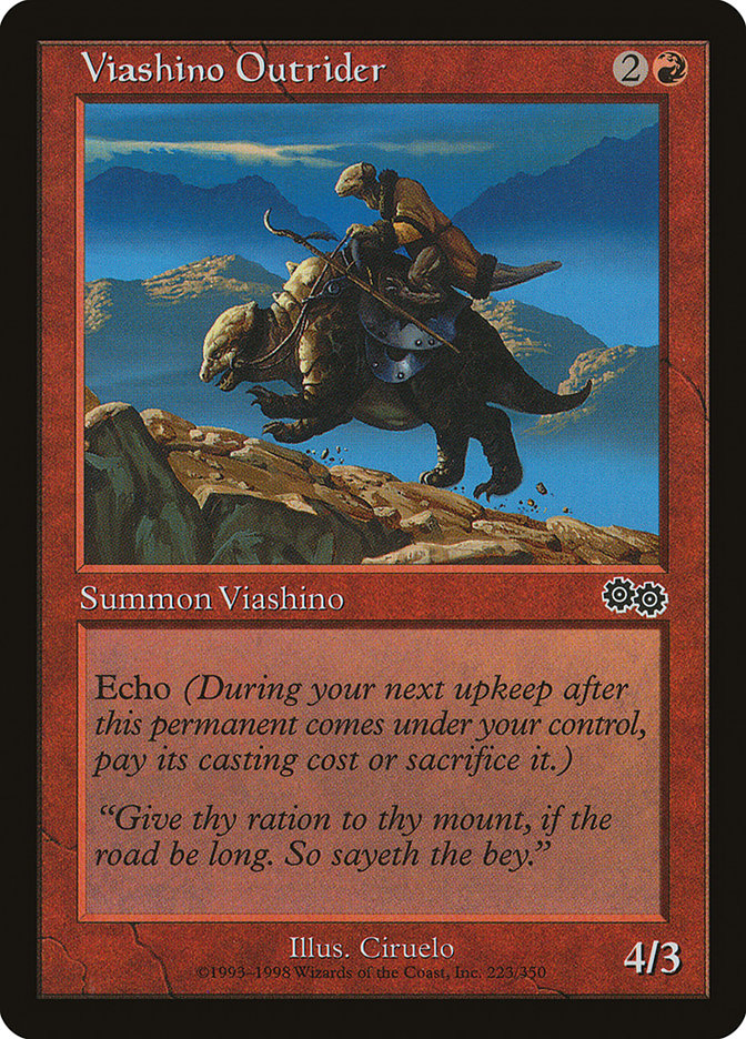 Viashino Outrider 223 (Urza's Saga)  | Good Games Adelaide SA