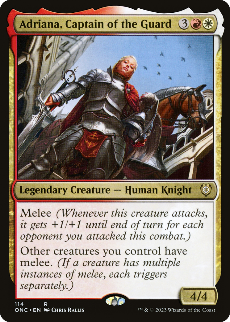 Adriana, Captain of the Guard [Phyrexia: All Will Be One Commander] | Good Games Adelaide SA