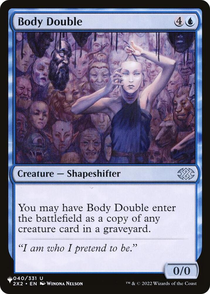 Body Double 040/024 (The List Reprints)  | Good Games Adelaide SA