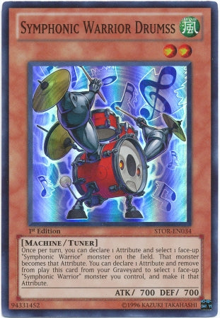 Symphonic Warrior Drumss [STOR-EN034] Super Rare | Good Games Adelaide SA