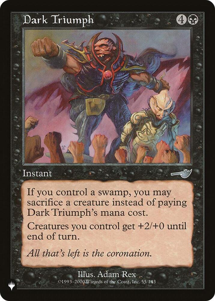 Dark Triumph 55/143 (The List Reprints)  | Good Games Adelaide SA