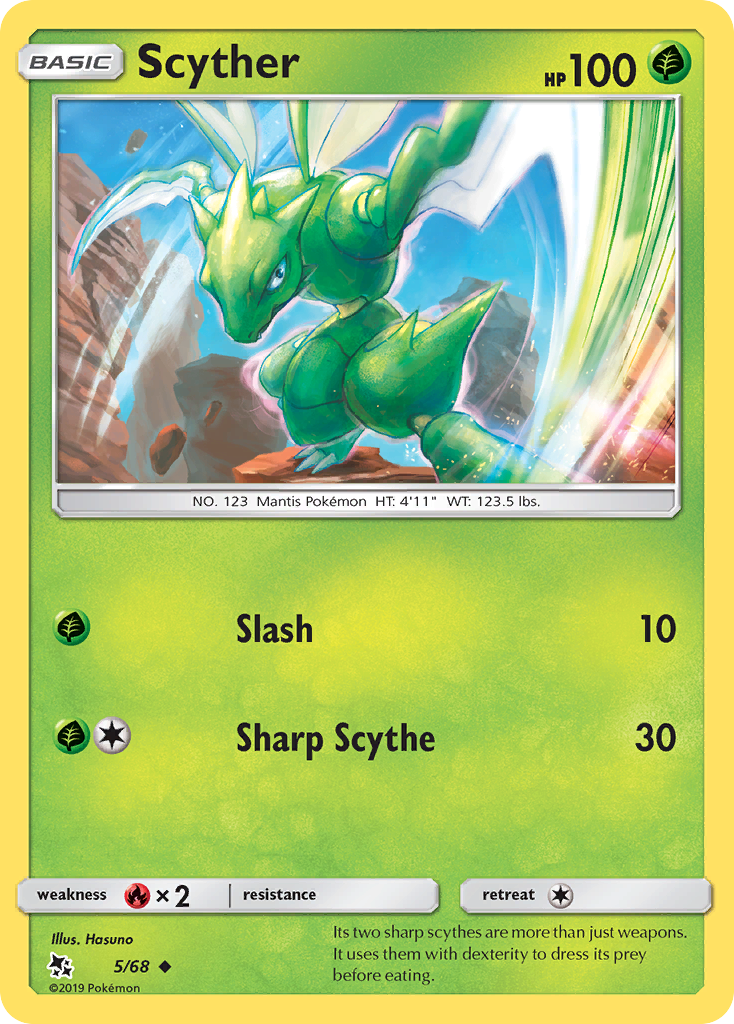 Scyther (5/68) [Sun & Moon: Hidden Fates] | Good Games Adelaide SA