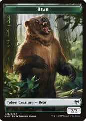 Treasure // Bear Double-sided Token [Kaldheim Tokens] | Good Games Adelaide SA