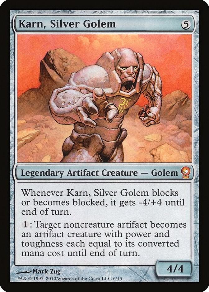 Karn, Silver Golem 6 (From the Vault: Relics)  - Foil | Good Games Adelaide SA