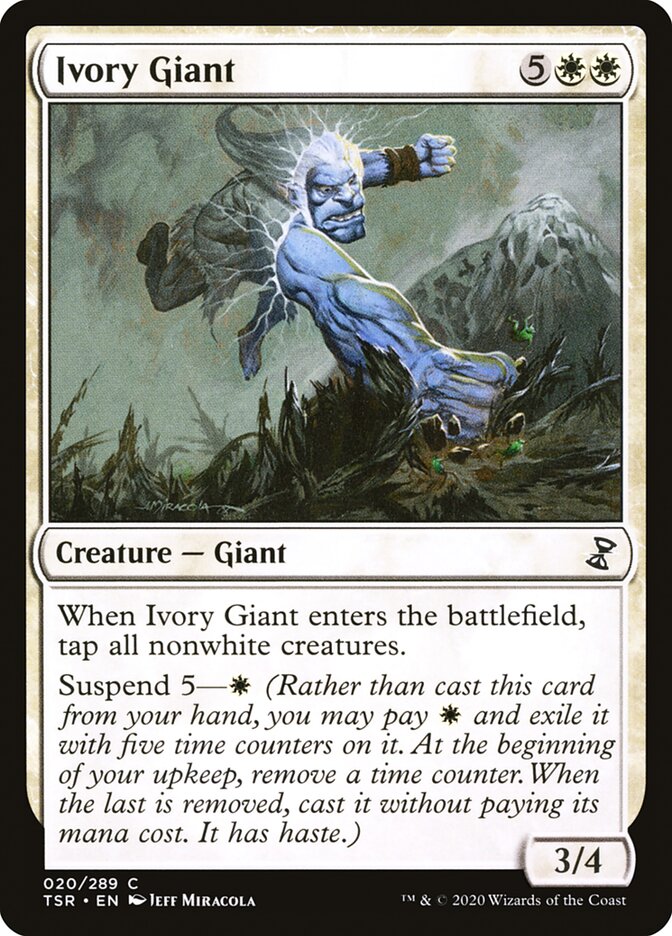 Ivory Giant 20 (Time Spiral: Remastered)  - Foil | Good Games Adelaide SA