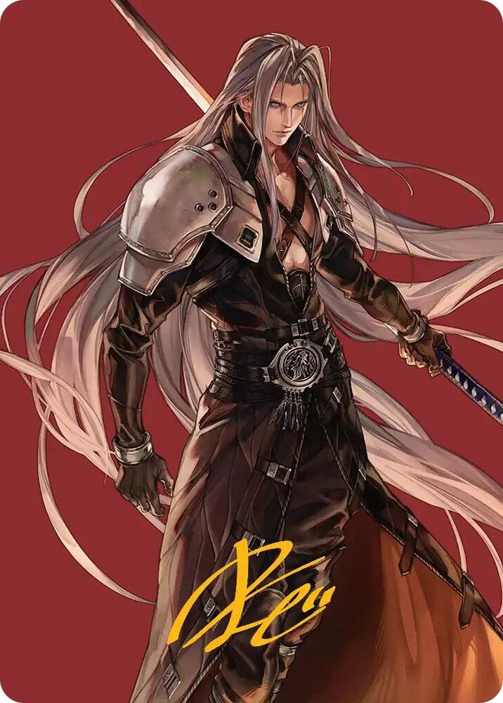 Sephiroth Fabled SOLDIER Art Card Gold Stamped Signature 44 (Art Series: FINAL FANTASY)  | Good Games Adelaide SA