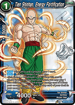Tien Shinhan, Energy Fortification (Common) [BT13-045] | Good Games Adelaide SA