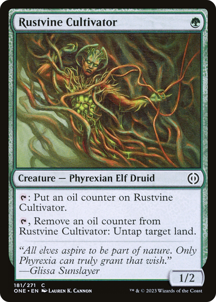 Rustvine Cultivator [Phyrexia: All Will Be One] | Good Games Adelaide SA