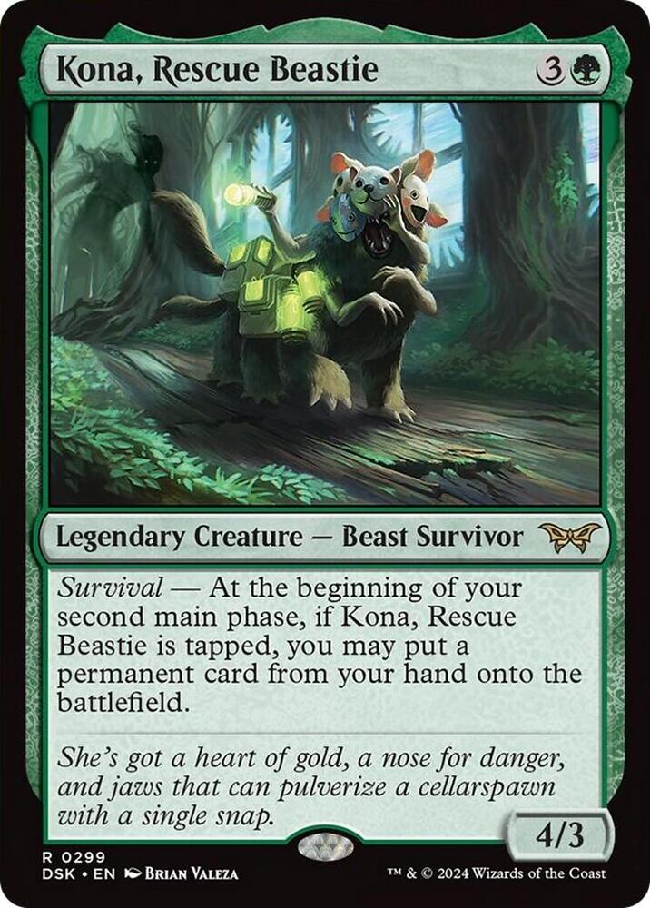 Kona, Rescue Beastie (Lurking Evil) 299 (Duskmourn: House of Horror)  | Good Games Adelaide SA