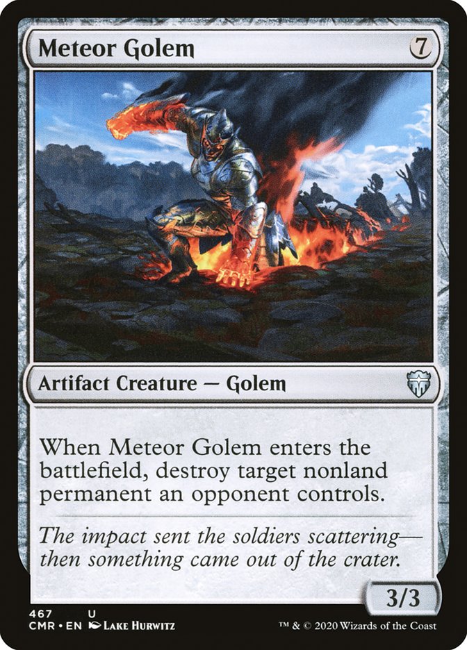 Meteor Golem (467) [Commander Legends] | Good Games Adelaide SA