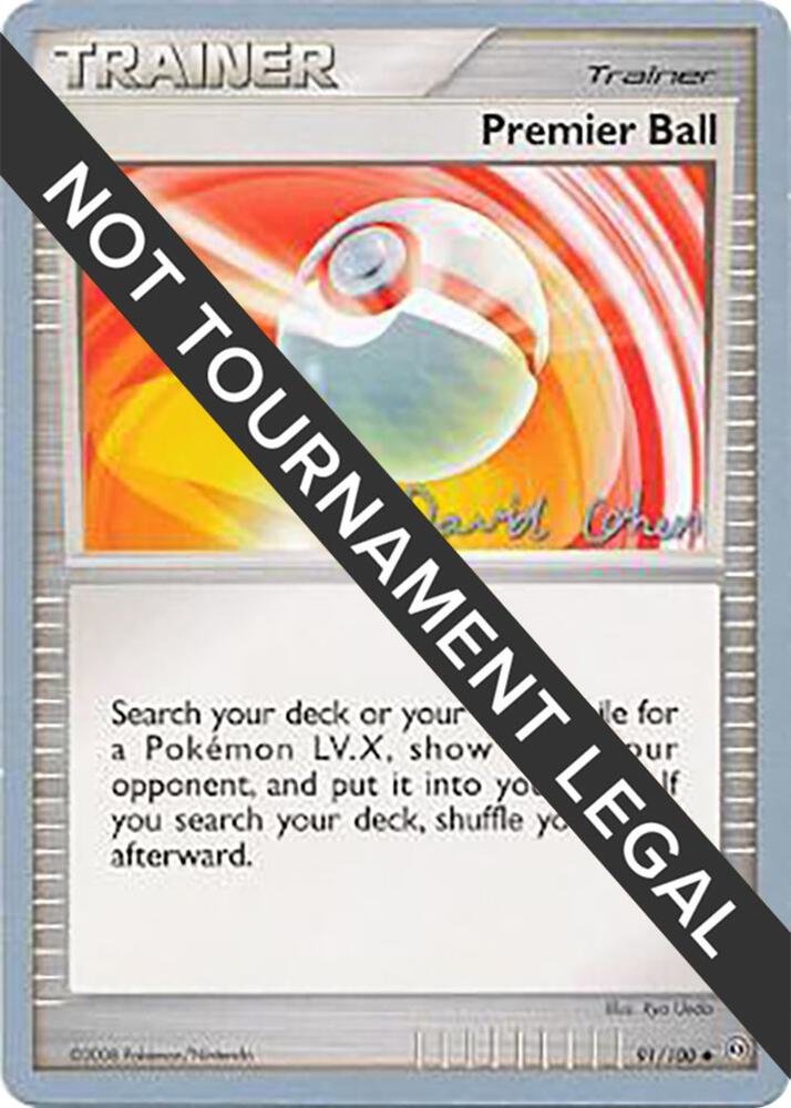 Premier Ball 2009 David Cohen 91/100 (World Championship Decks)  | Good Games Adelaide SA