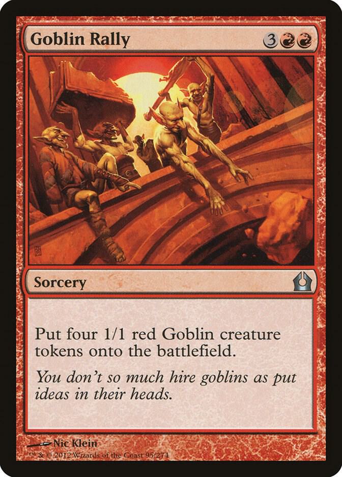 Goblin Rally 95 (Return to Ravnica)  - Foil | Good Games Adelaide SA