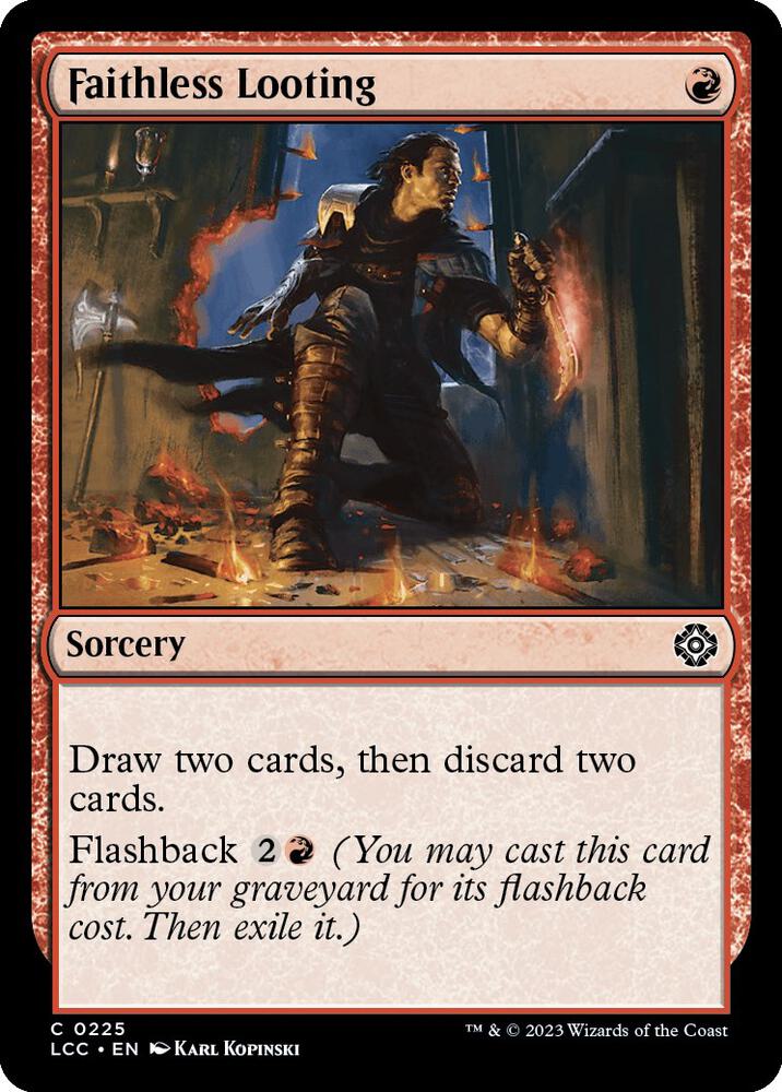 Faithless Looting 225 (Commander: The Lost Caverns of Ixalan)  | Good Games Adelaide SA