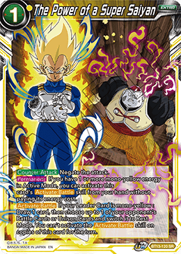 The Power of a Super Saiyan (Super Rare) [BT13-120] | Good Games Adelaide SA