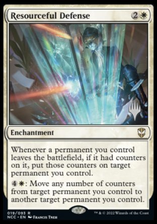 Resourceful Defense (Promo Pack) [Streets of New Capenna Commander Promos] | Good Games Adelaide SA