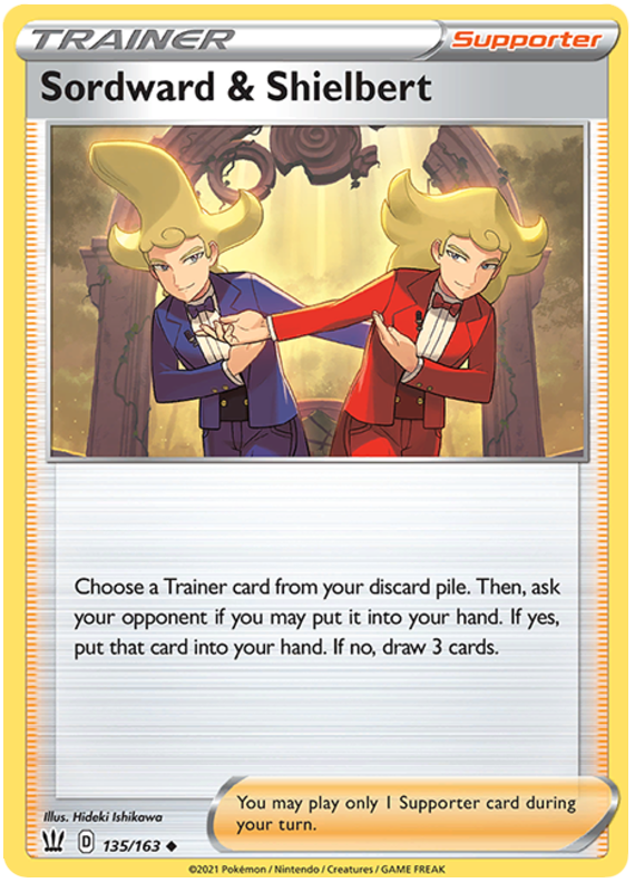 Sordward & Shielbert (135/163) [Sword & Shield: Battle Styles] | Good Games Adelaide SA