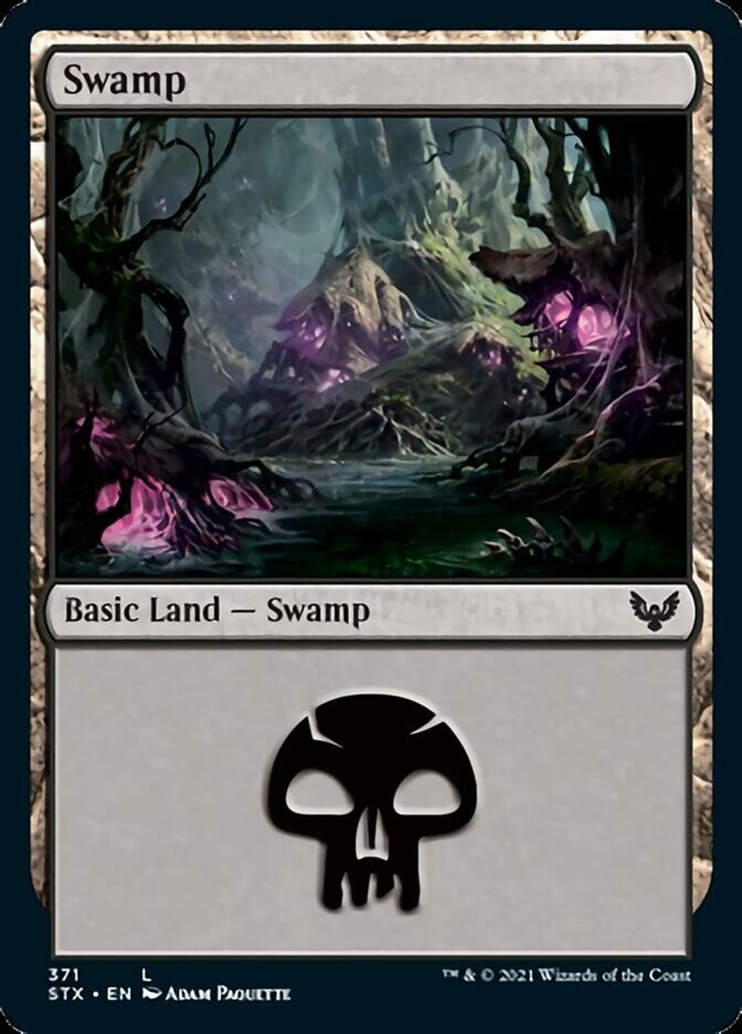 Swamp (#371) [Strixhaven: School of Mages] | Good Games Adelaide SA