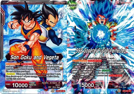 Son Goku and Vegeta // SSB Gogeta, Fusion Perfected [BT6-001] | Good Games Adelaide SA