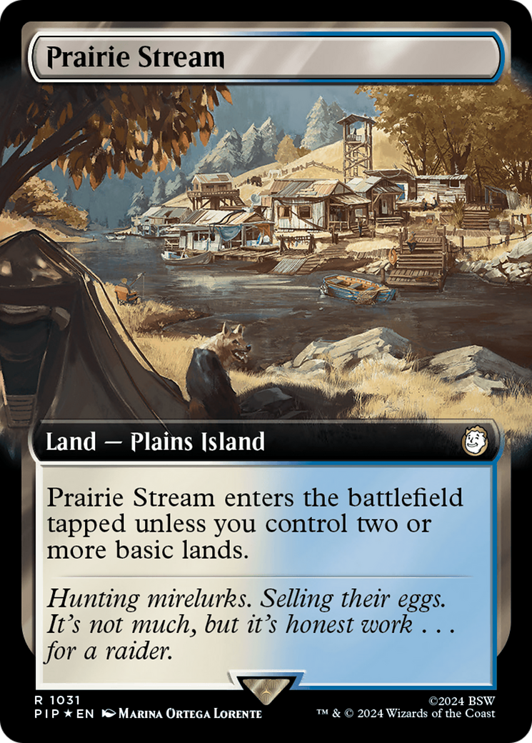 Prairie Stream (Extended Art) (Surge Foil) [Fallout] | Good Games Adelaide SA
