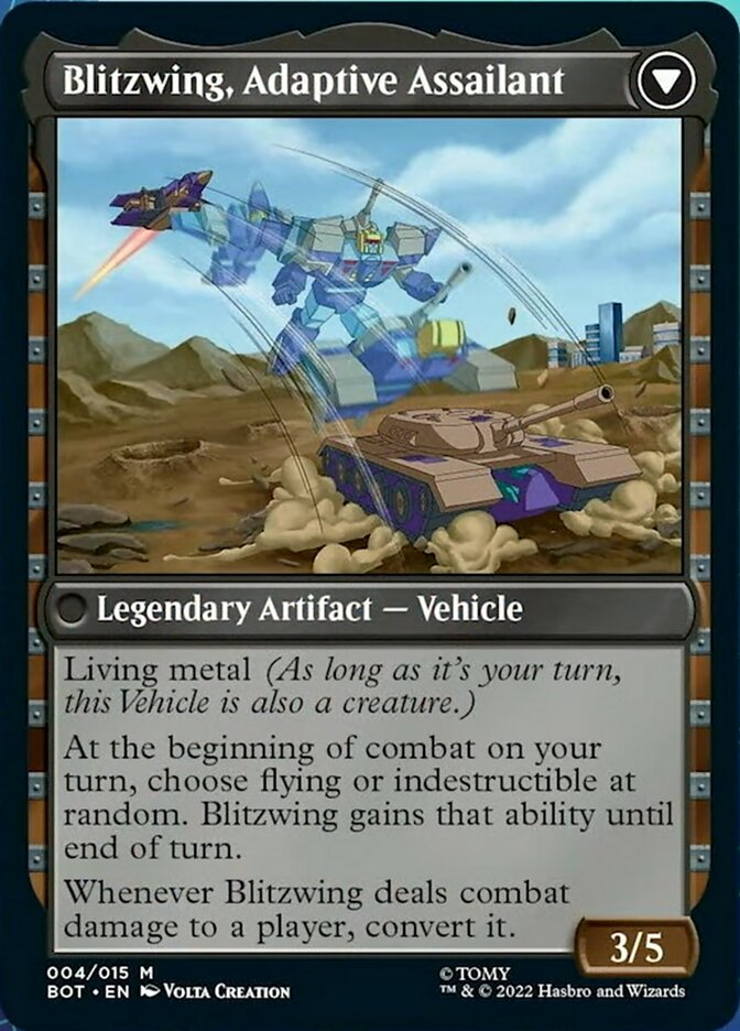 Blitzwing, Cruel Tormentor // Blitzwing, Adaptive Assailant [Universes Beyond: Transformers] | Good Games Adelaide SA