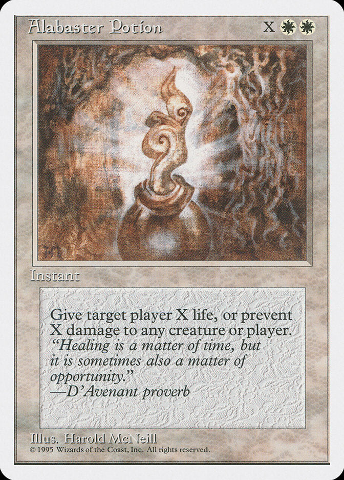 Alabaster Potion [Fourth Edition] | Good Games Adelaide SA