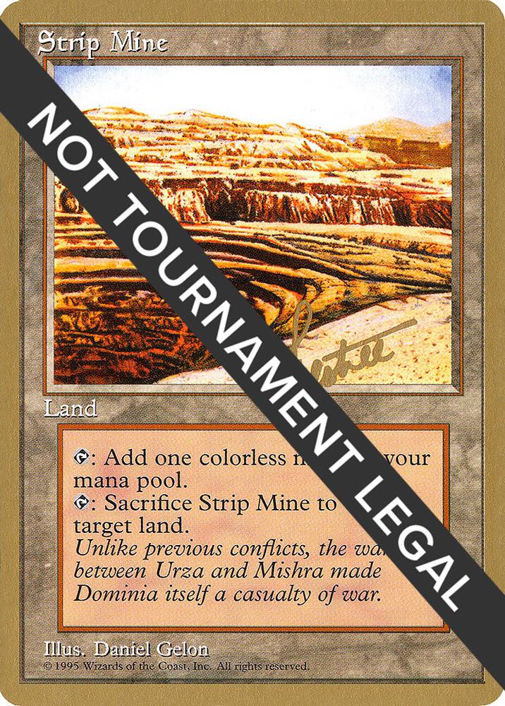 Strip Mine 1996 Bertrand Lestree 4ED  (World Championship Decks)  | Good Games Adelaide SA