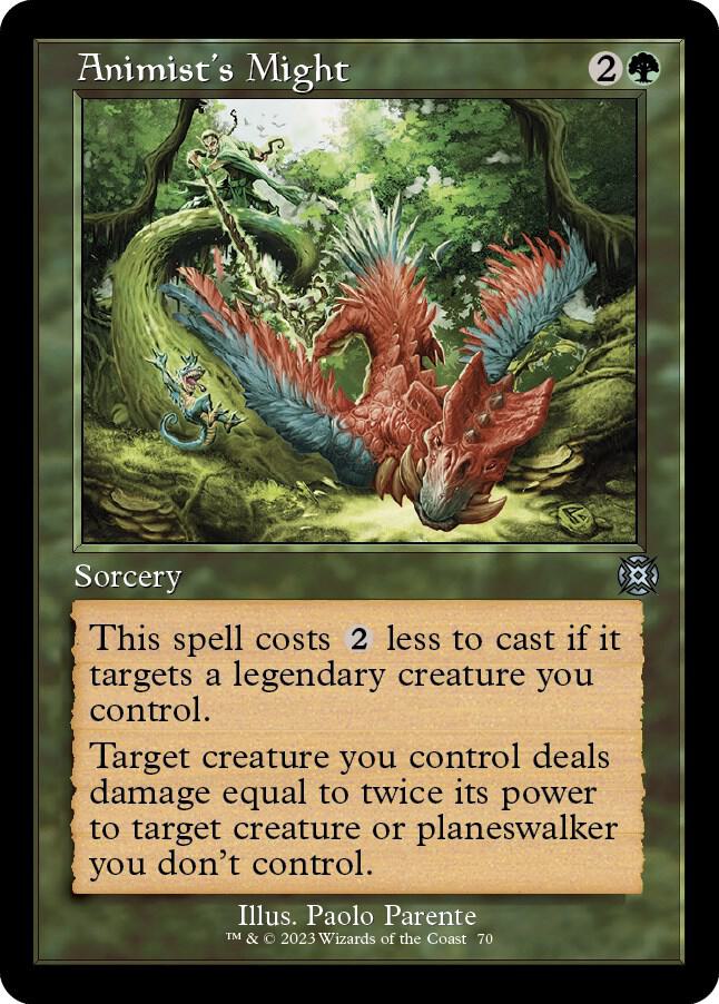 Animist's Might 70/50 (March of the Machine: The Aftermath)  - Retro Foil | Good Games Adelaide SA