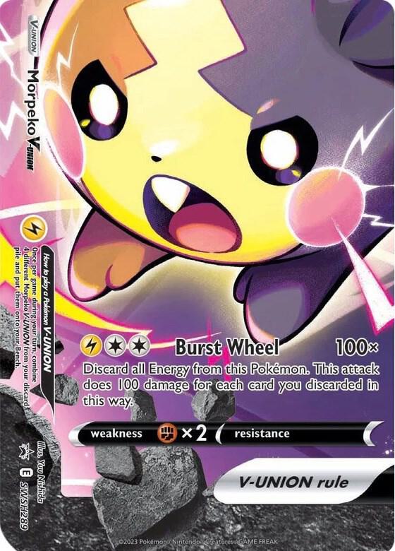 Morpeko V Union SWSH289 (SWSH: Sword & Shield Promo Cards)  - Holofoil | Good Games Adelaide SA