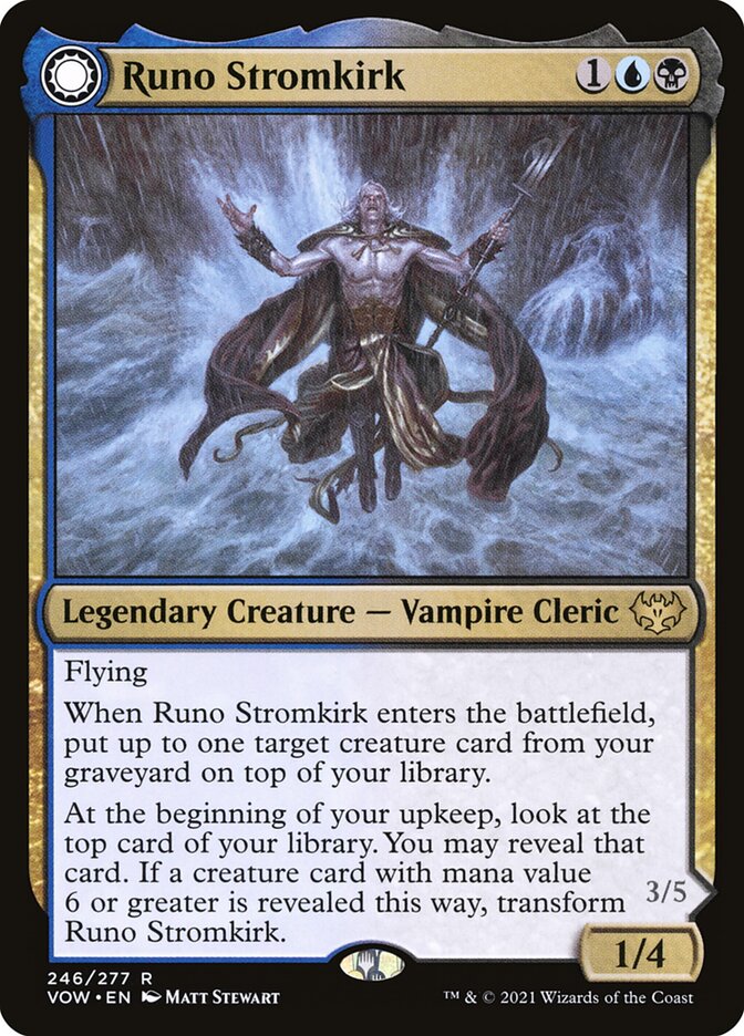 Runo Stromkirk // Krothuss, Lord of the Deep 246 (Innistrad: Crimson Vow)  - Foil | Good Games Adelaide SA
