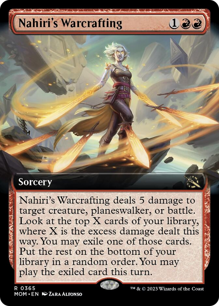Nahiri's Warcrafting (Extended Art) [March of the Machine] | Good Games Adelaide SA