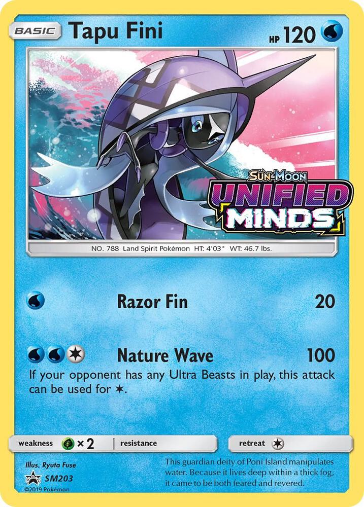 Tapu Fini Prerelease SM203 (SM Promos)  - Holofoil | Good Games Adelaide SA