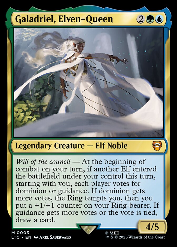 Galadriel Elven Queen 3 (Commander: The Lord of the Rings: Tales of Middle-earth)  | Good Games Adelaide SA